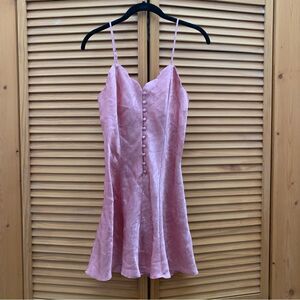 Vintage Victoria Secret Gold Label Mini Slip Dress Small